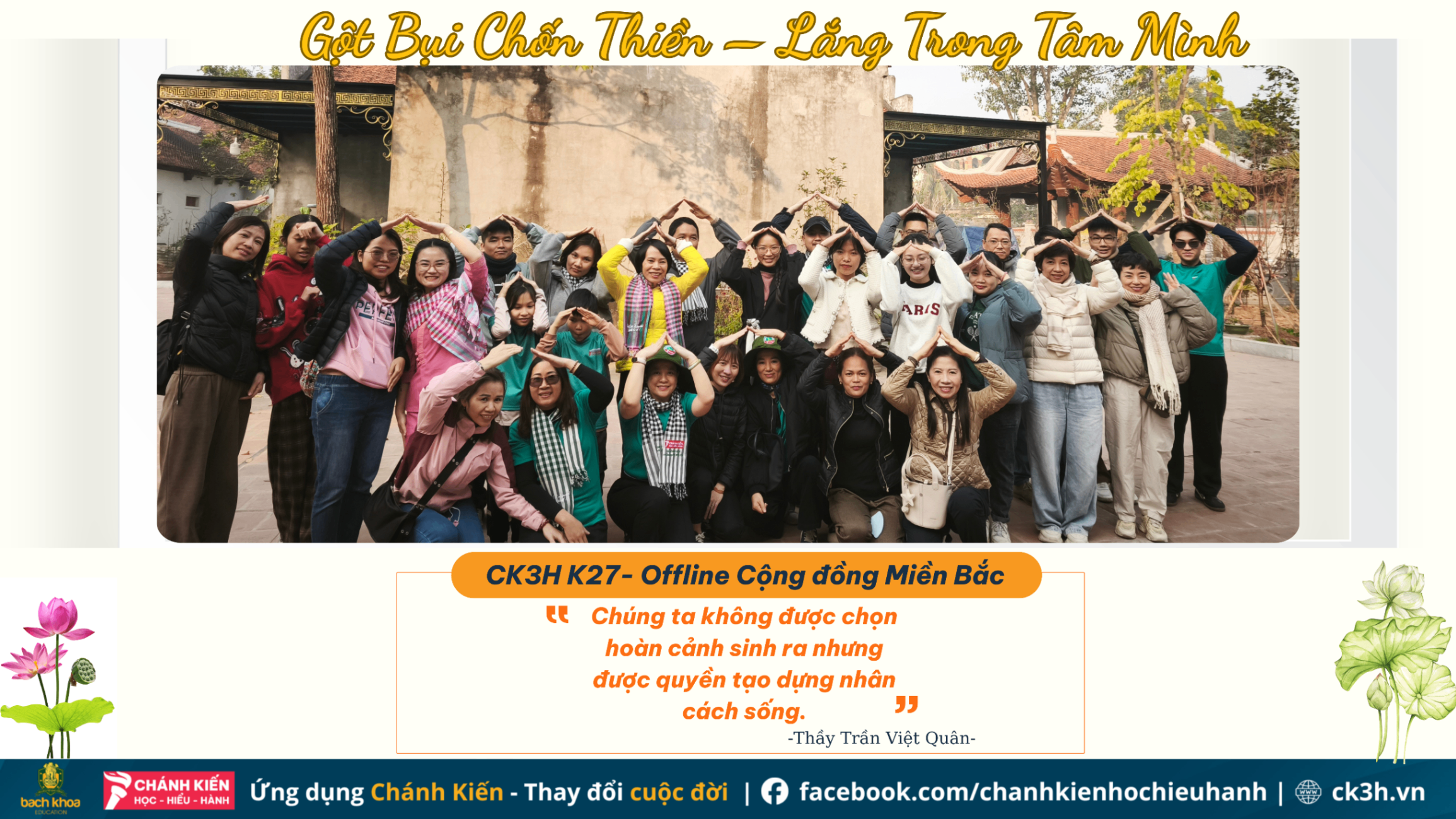 Gột Bụi Chốn Thiền – Lắng Trong Tâm Mình