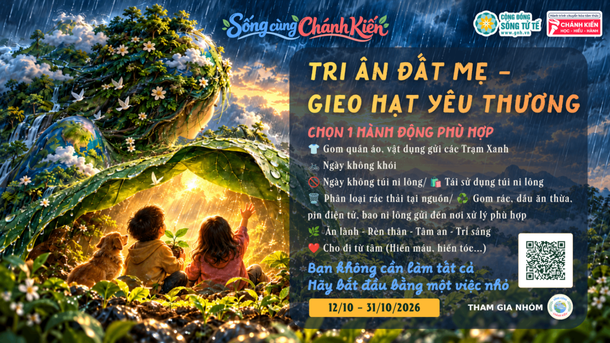 Tri ân Đất Mẹ - Gieo hạt yêu thương