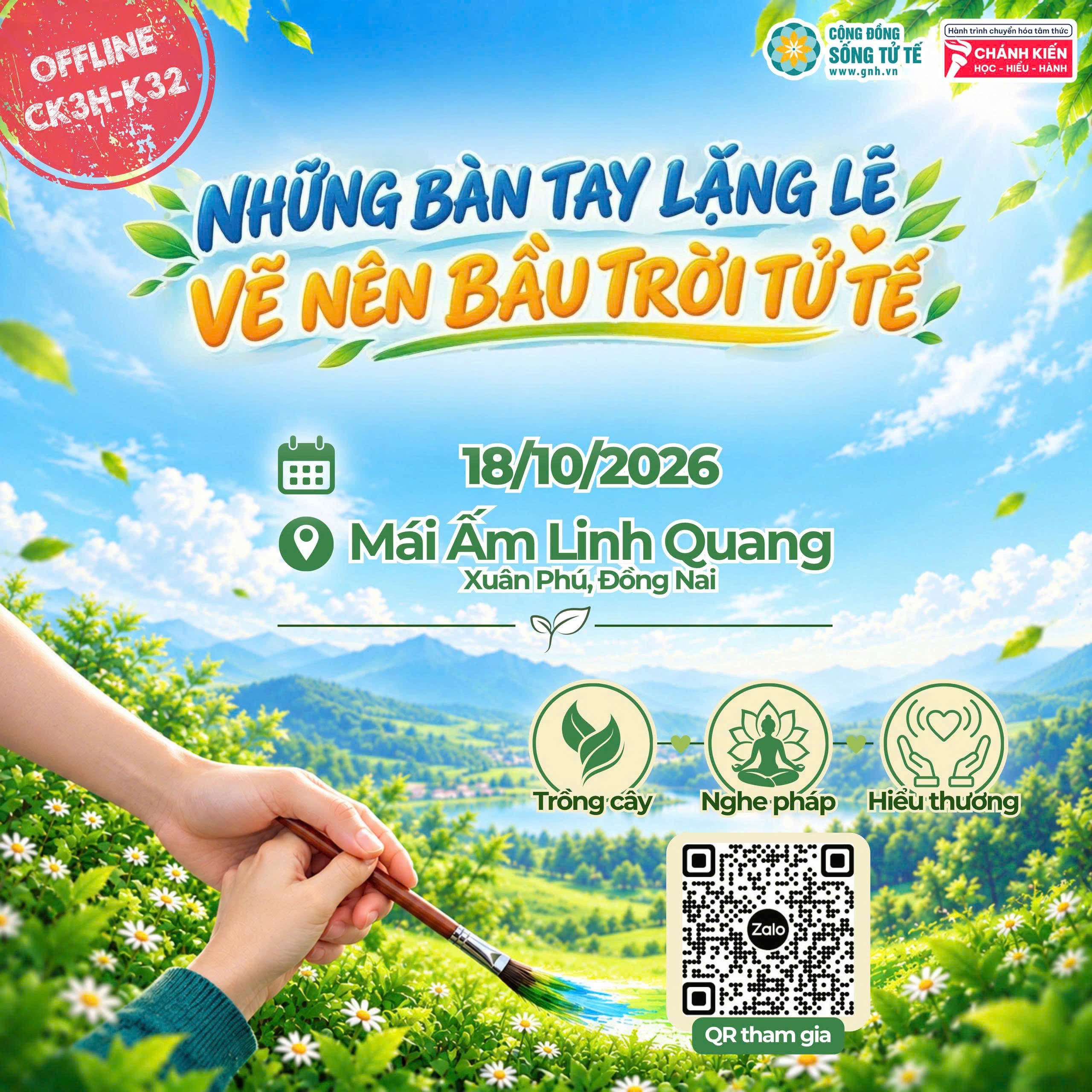 NHỮNG BÀN TAY LẶNG LẼ — VẼ NÊN BẦU TRỜI TỬ TẾ