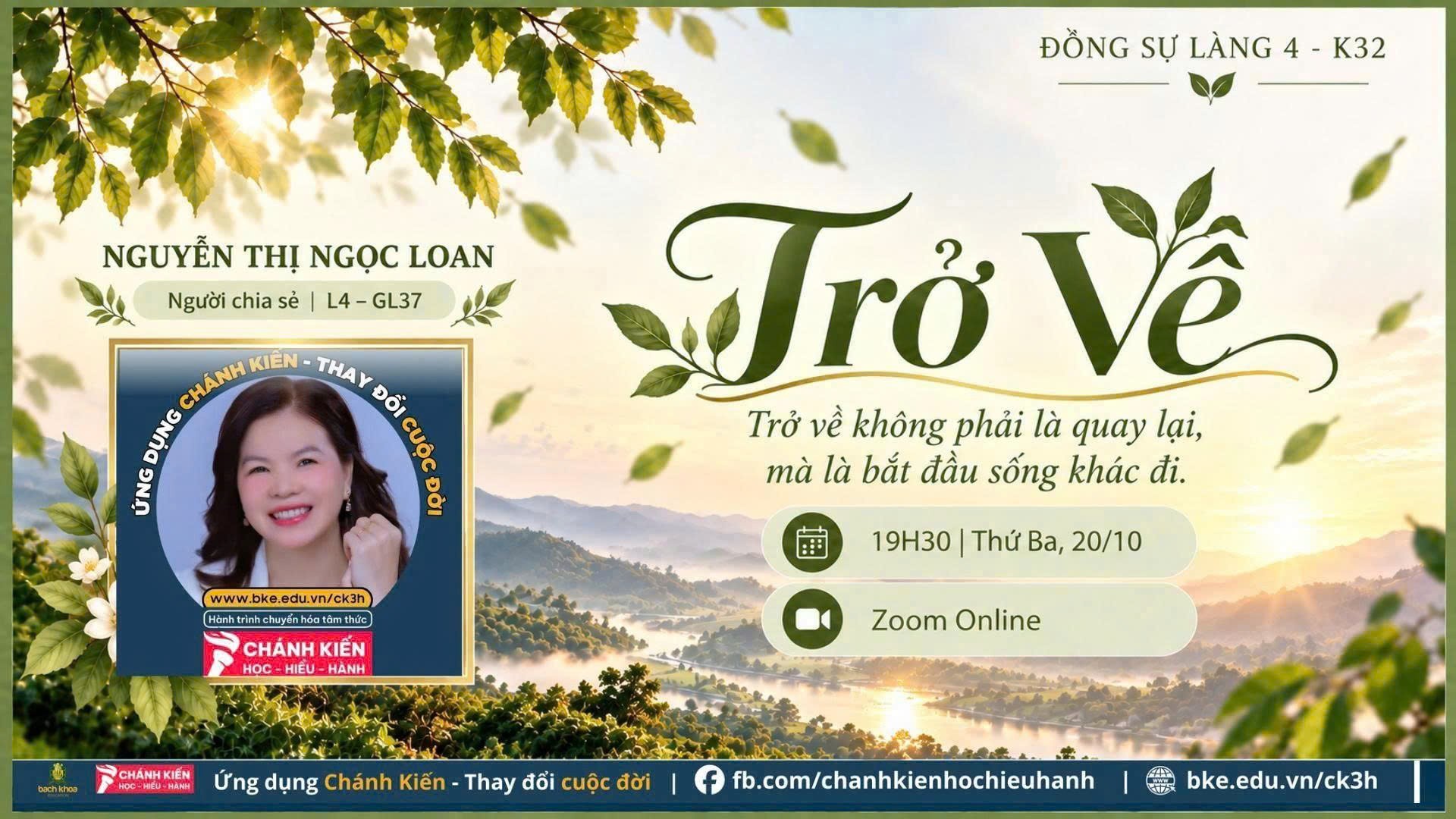 🌿 TRỞ VỀ - ĐỒNG SỰ CK3H K32