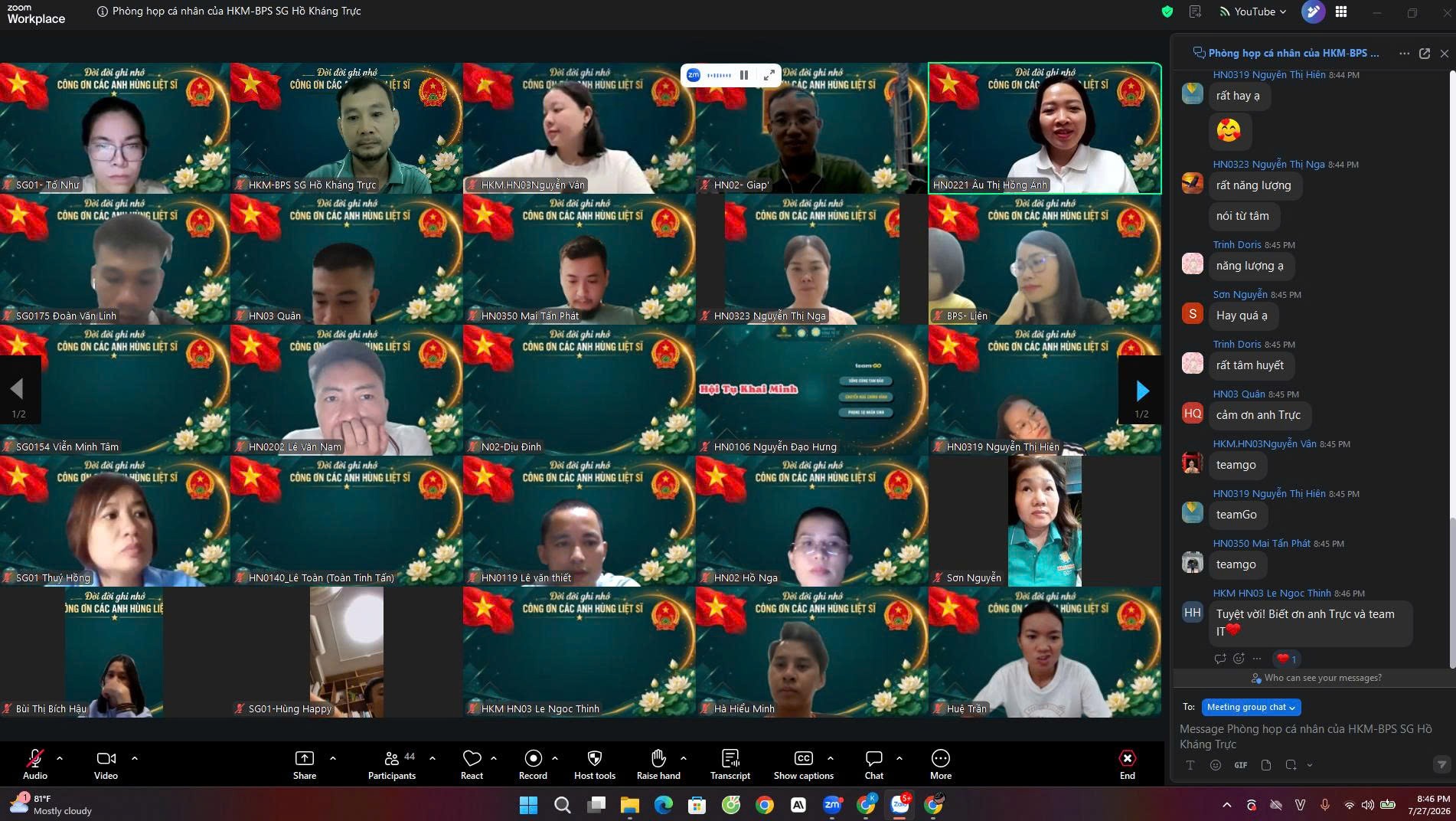 Ảnh hoạt động 1