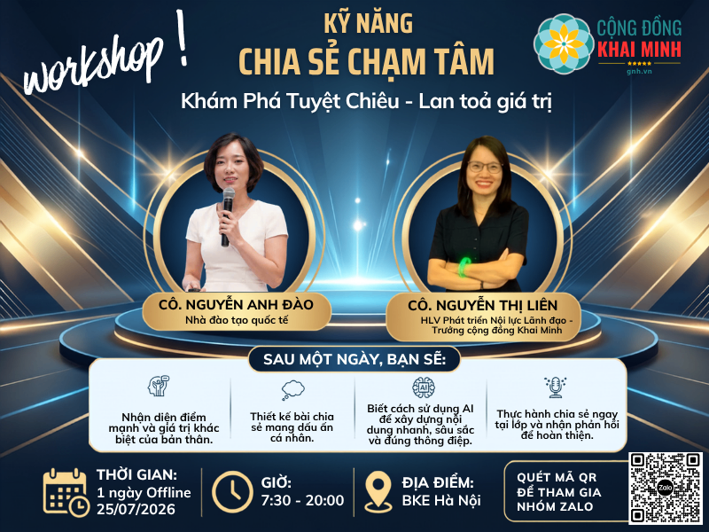 Kỹ năng chia sẻ truyền cảm hứng