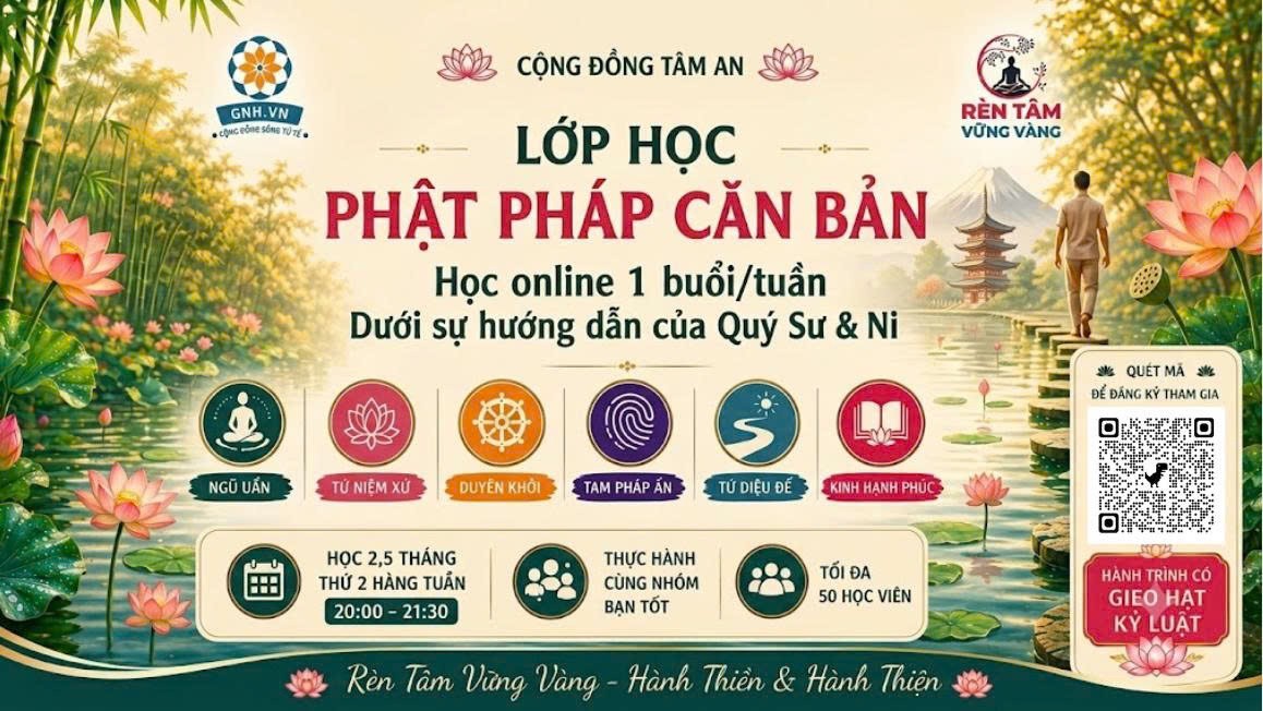 🌿 HỌC PHẬT PHÁP CĂN BẢN