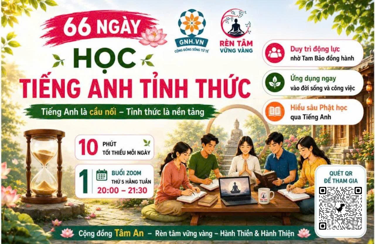 🌱HỌC TIẾNG ANH TỈNH THỨC CÙNG CỘNG ĐỒNG TÂM AN