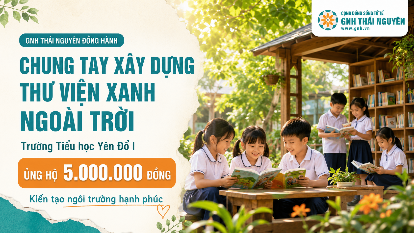 Chung Tay Cùng Trường Tiểu Học Yên Đổ I – Kiến Tạo "Ngôi Trường Hạnh Phúc"