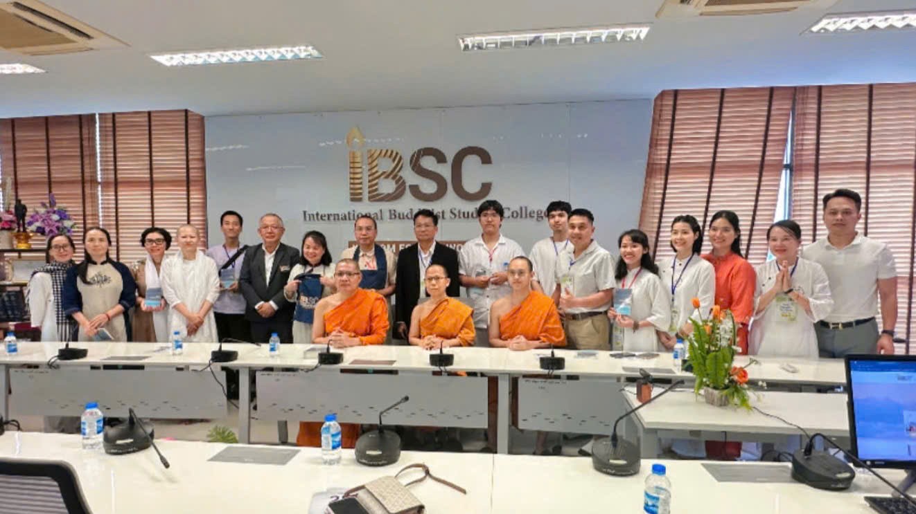 CHUYẾN THĂM & CHIA SẺ TẠI HỌC VIỆN PHẬT GIÁO QUỐC TẾ IBSC - ĐẠI HỌC MCU (THÁI LAN)