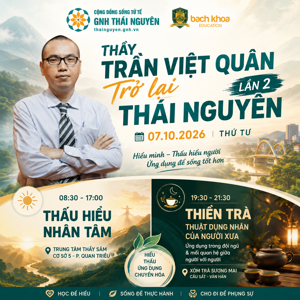 🌿 THẦY TRẦN VIỆT QUÂN TRỞ LẠI THÁI NGUYÊN – LẦN 2